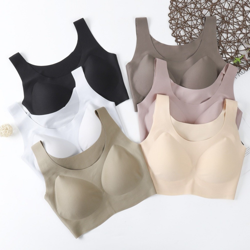 Bralette Wireless Soft - Sujetador inalámbrico de cierre suave, ajustado,