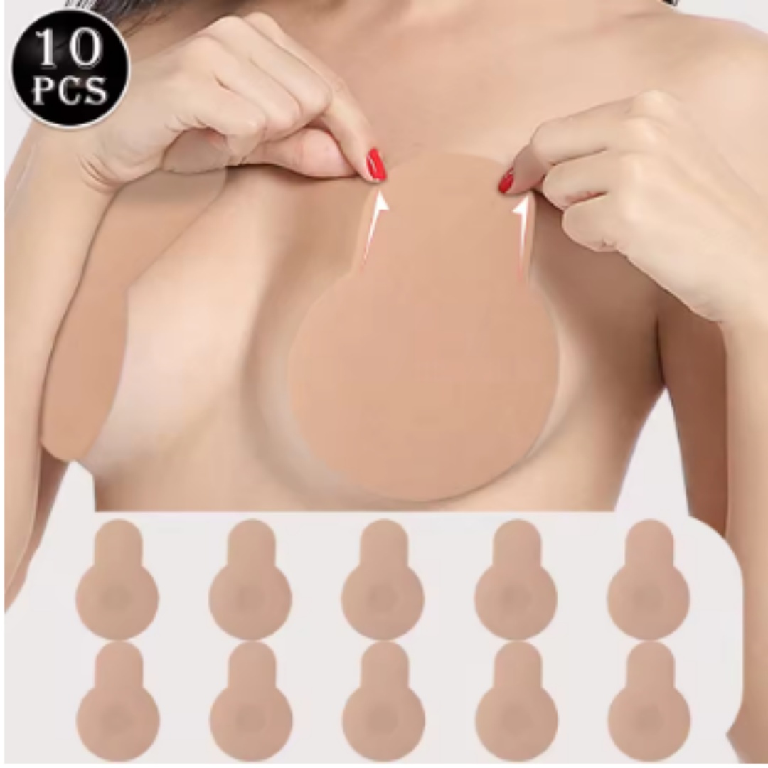 Silicone Bra Adhesive - Sujetadores con efecto push-up para mujer,