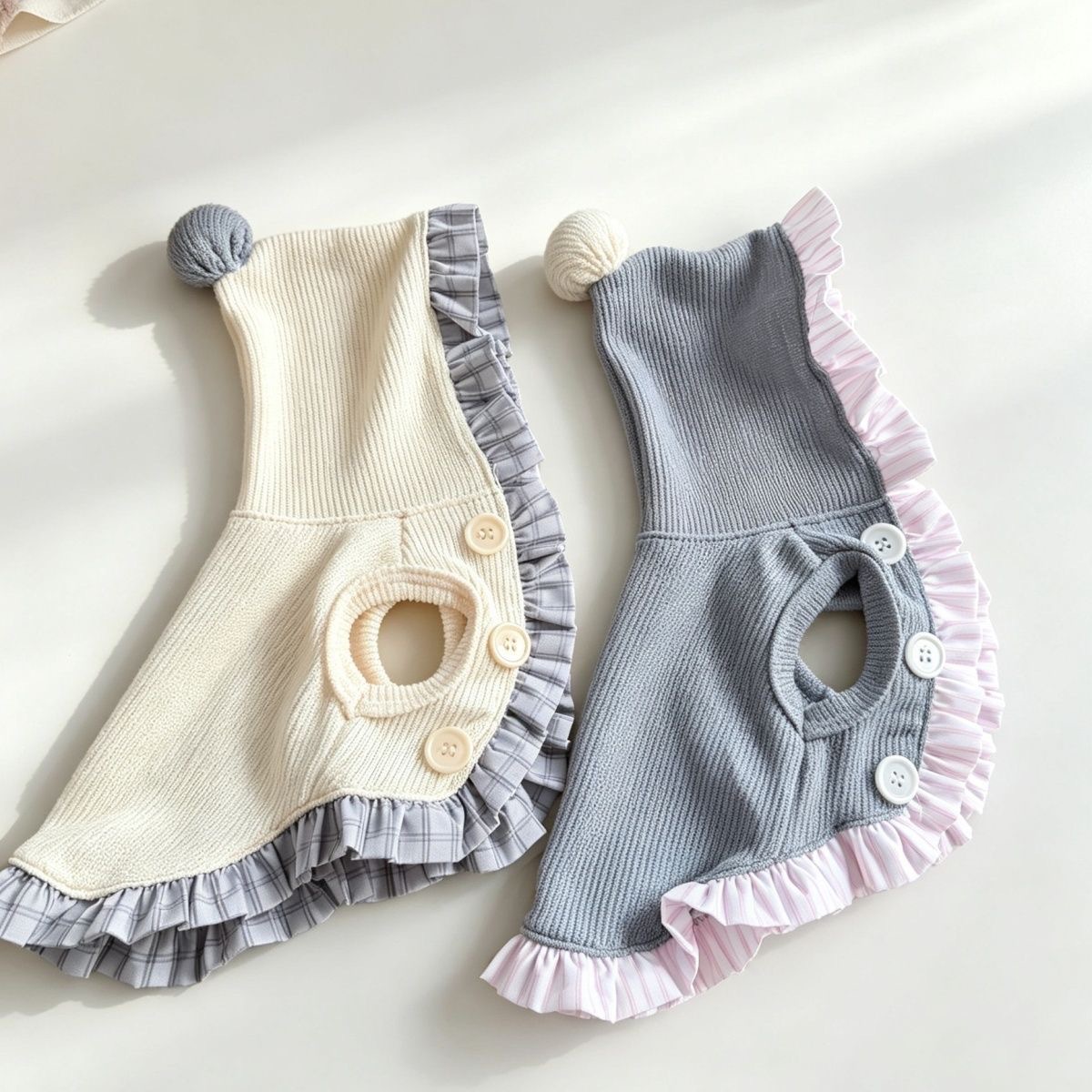 Lace Teddy Lingerie - Chaqueta con Capucha para Mascotas, Otoño