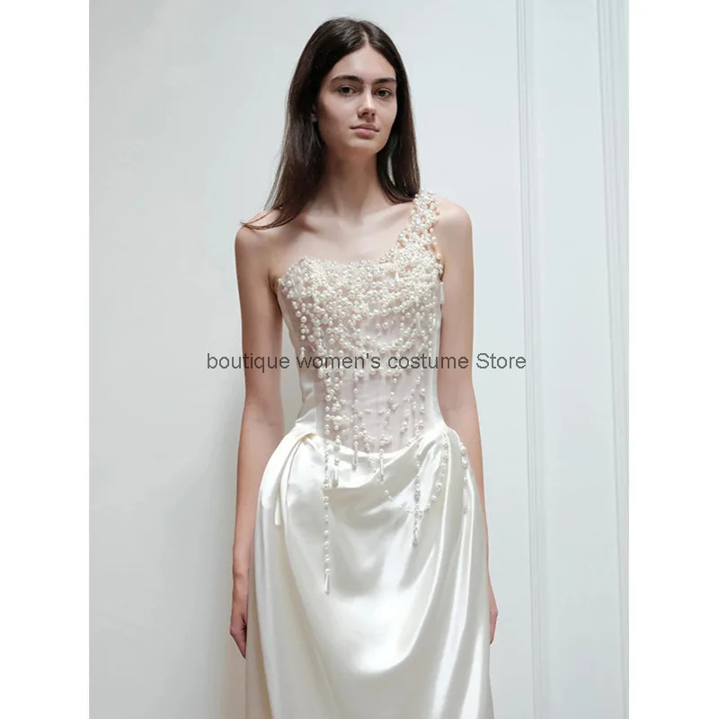 Slip Dress Satin - Cos 2025 vestido de noche francés