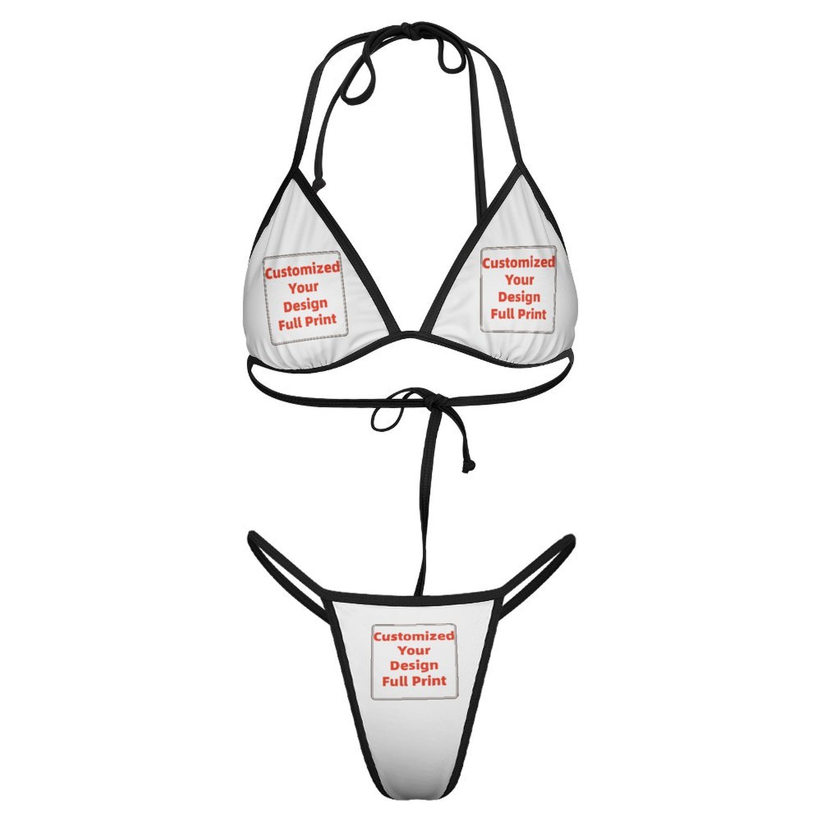 Conjunto de Bikini Triangular  - Thong Bikini Women reseña y precio