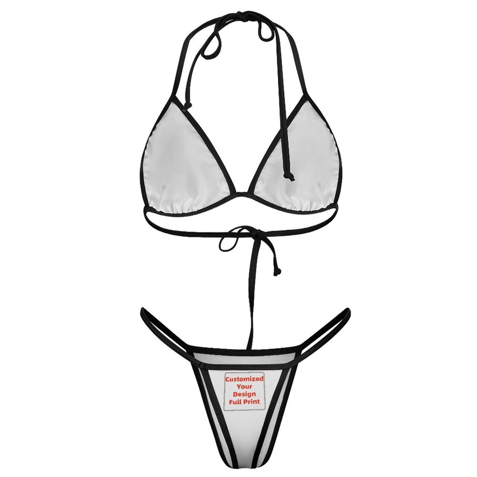 Conjunto de Bikini Triangular  - Thong Bikini Women reseña y precio