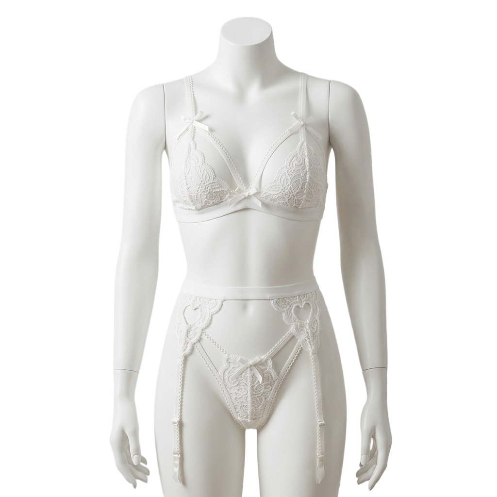 Conjunto de lencería de encaje - Garter Belt Set reseña y precio