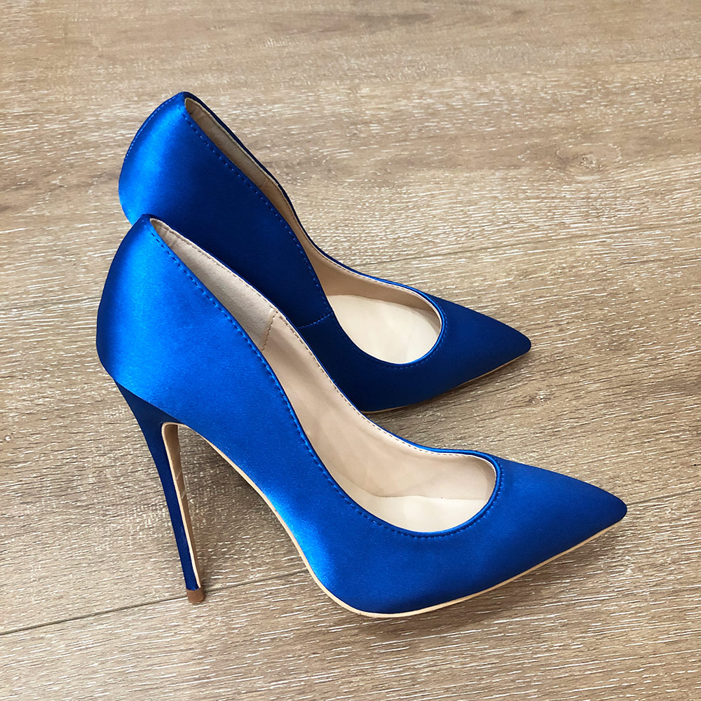 Veowalk-zapatos de tacón alto  - Slip Dress Satin reseña y precio