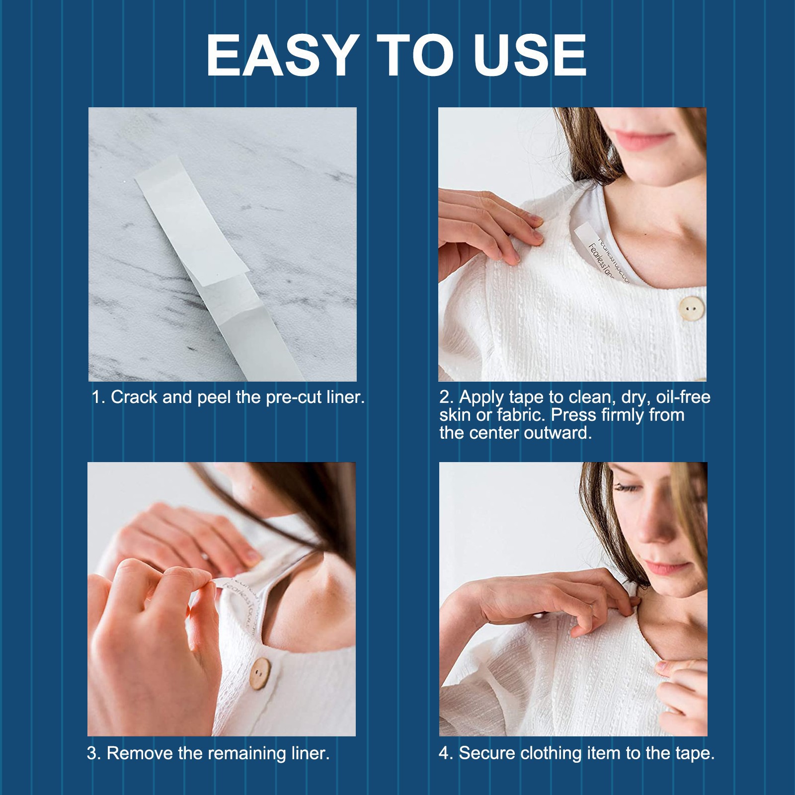 108 Piezas/3 Paquetes, Cinta A - Silicone Bra Adhesive reseña y precio