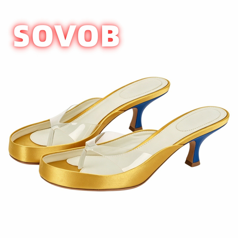 Sandalias de tacón con platafo - Slip Dress Satin reseña y precio