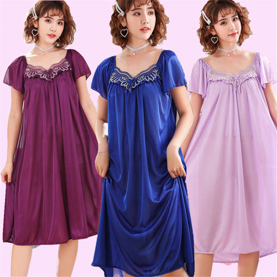 Nuevo camisón de seda de hielo - Robe Silk Women reseña y precio